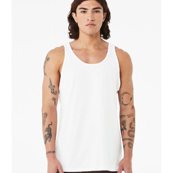 Unisex Heather CVC Tank Thumbnail