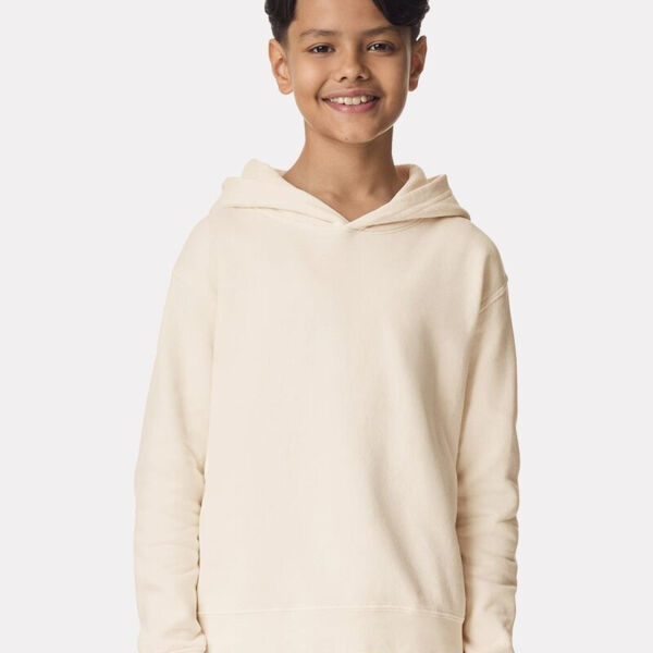 Youth Garment-Dyed Lightweight Hooded Sweatshirt Thumbnail