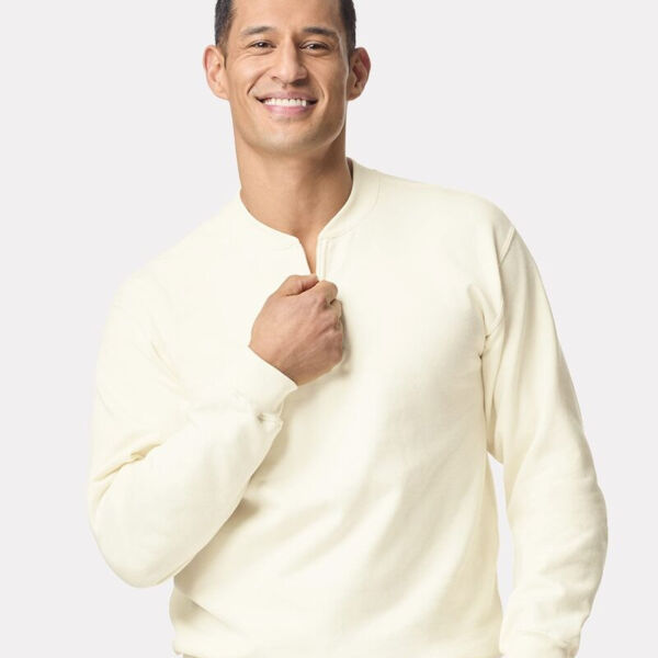 Unisex Softstyle® Midweight 1/4 Zip Sweatshirt Thumbnail
