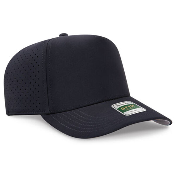 OTTO CAP® Club Collection 5 Panel Mid Profile Perforated Cap Thumbnail