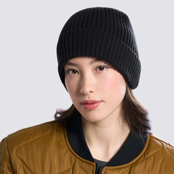 2X2 Rib Knit Cuff Toque Thumbnail