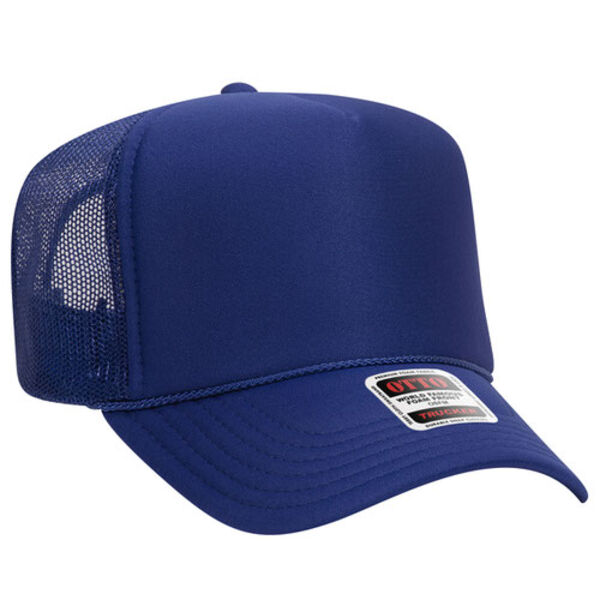OTTO CAP® Camouflage 5 Panel High Crown Mesh Back Trucker Hat Thumbnail