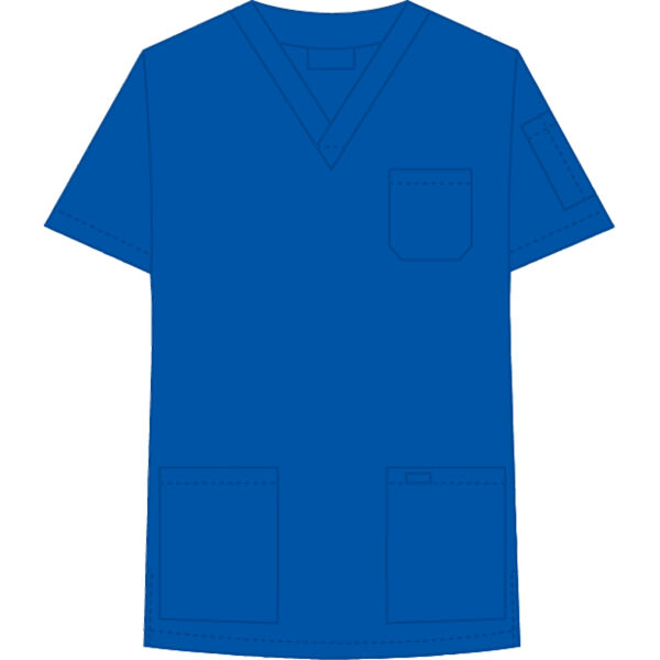 V-Neck UNISEX Scrub Top Thumbnail